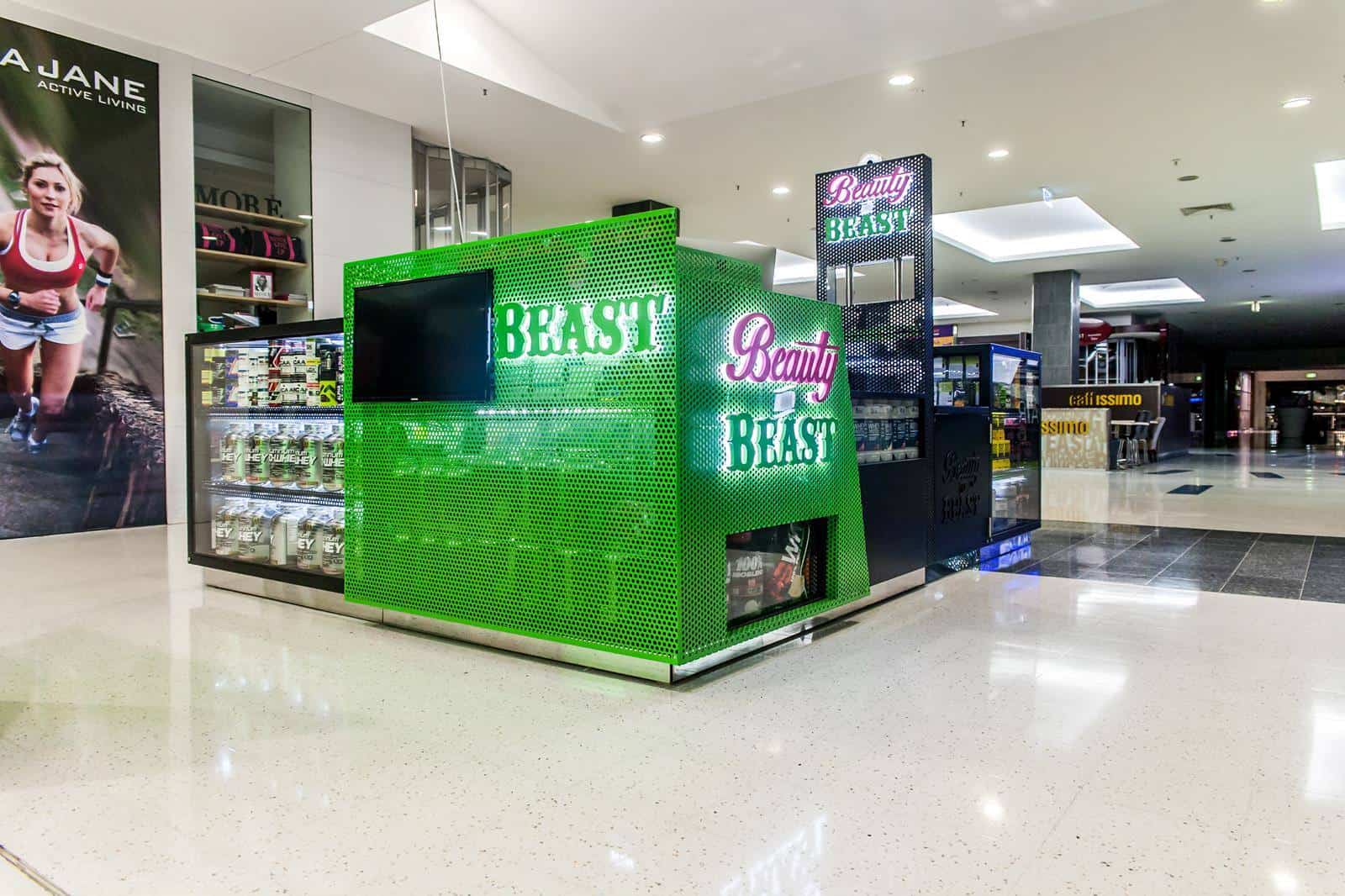 Beauty and beast Kiosk.