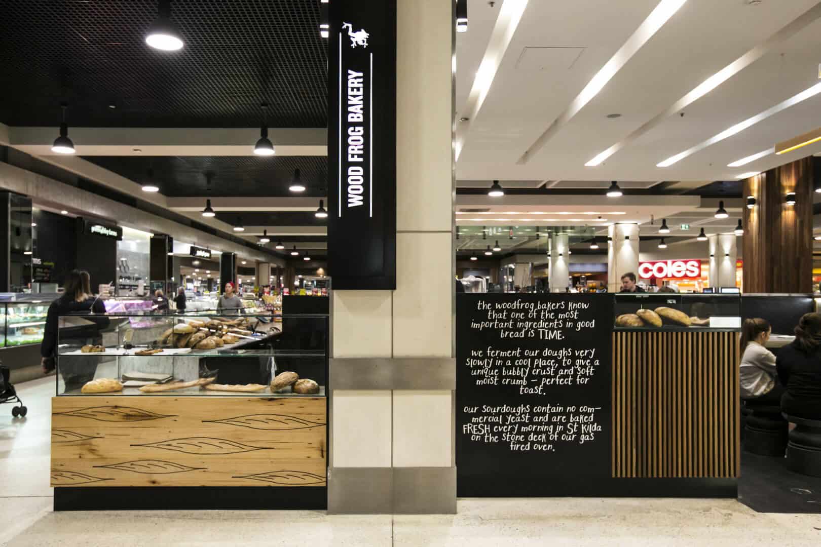 Wood Frog bakery board