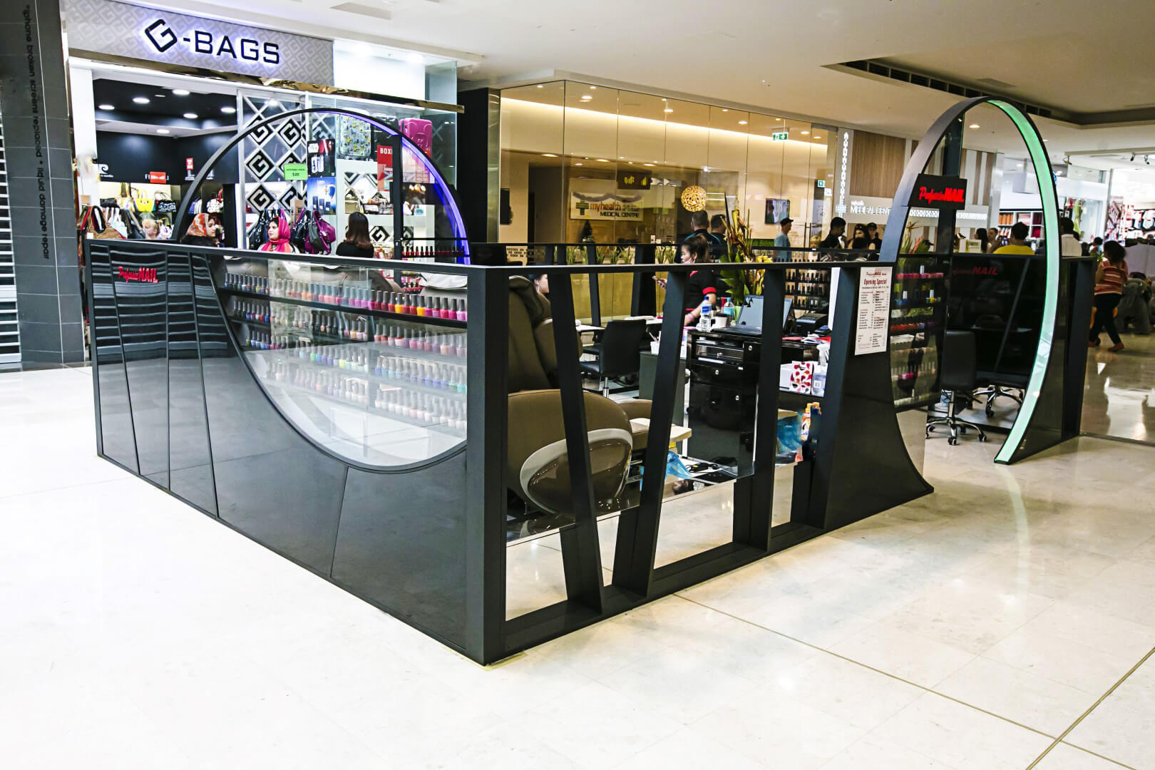 ProfessioNails Kiosk.