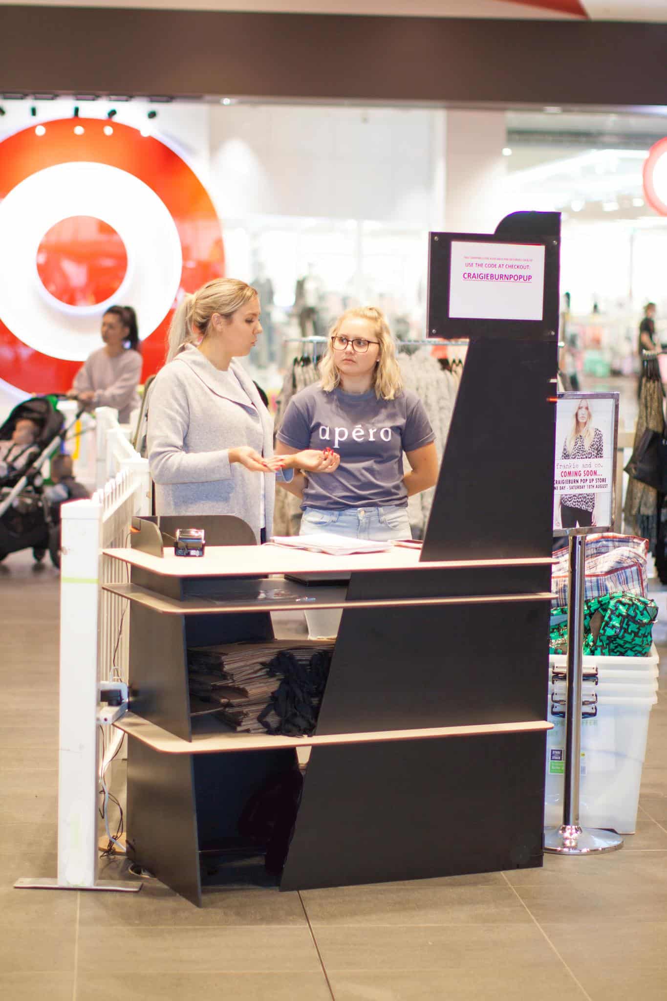 XPO3 collapsible kiosk pop up design and build for all retailers