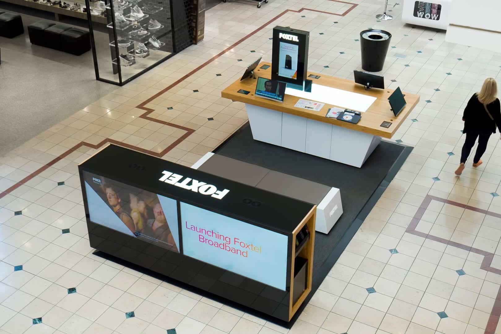 Foxtel Kiosk design.