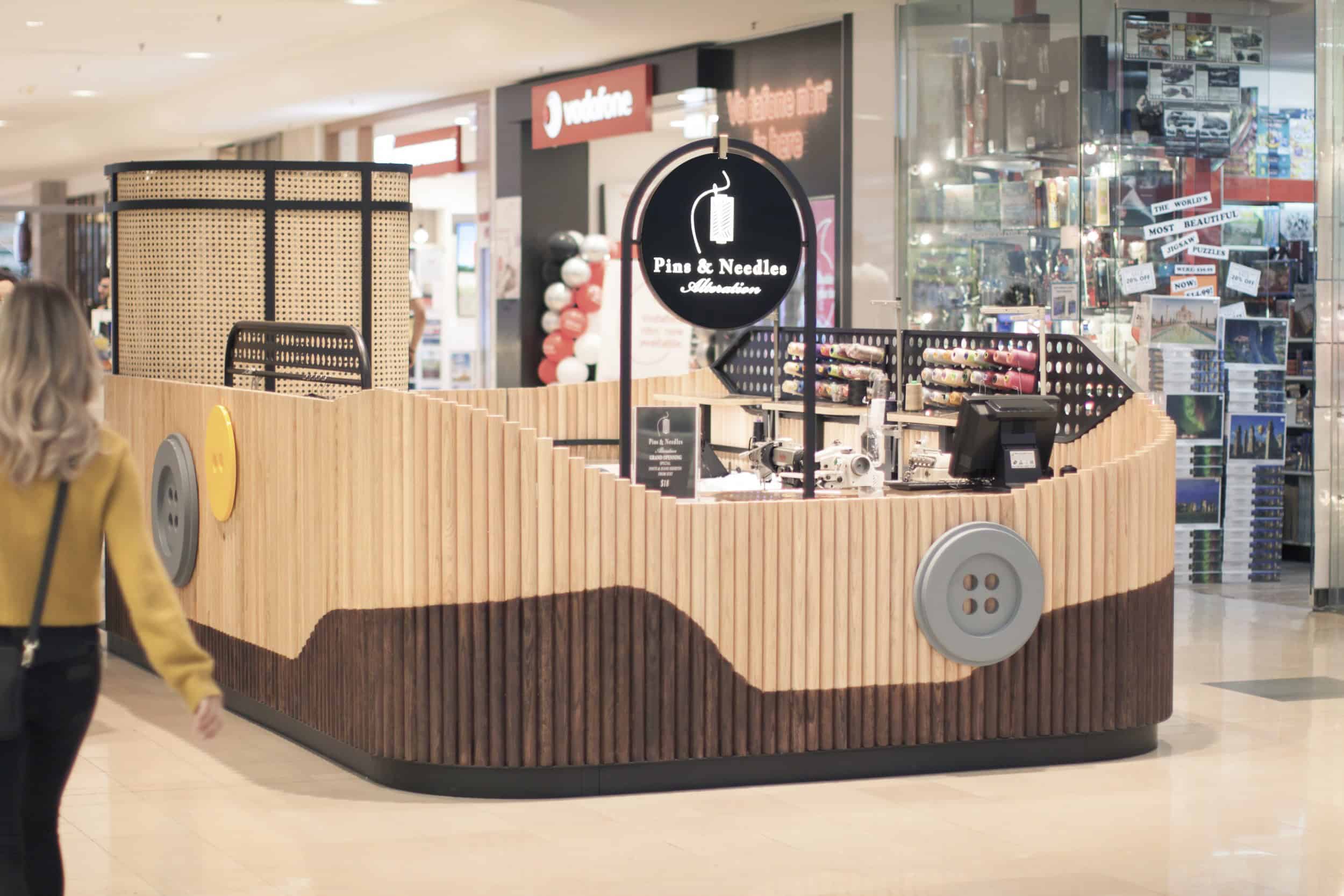 Pin and Needle store Kiosk