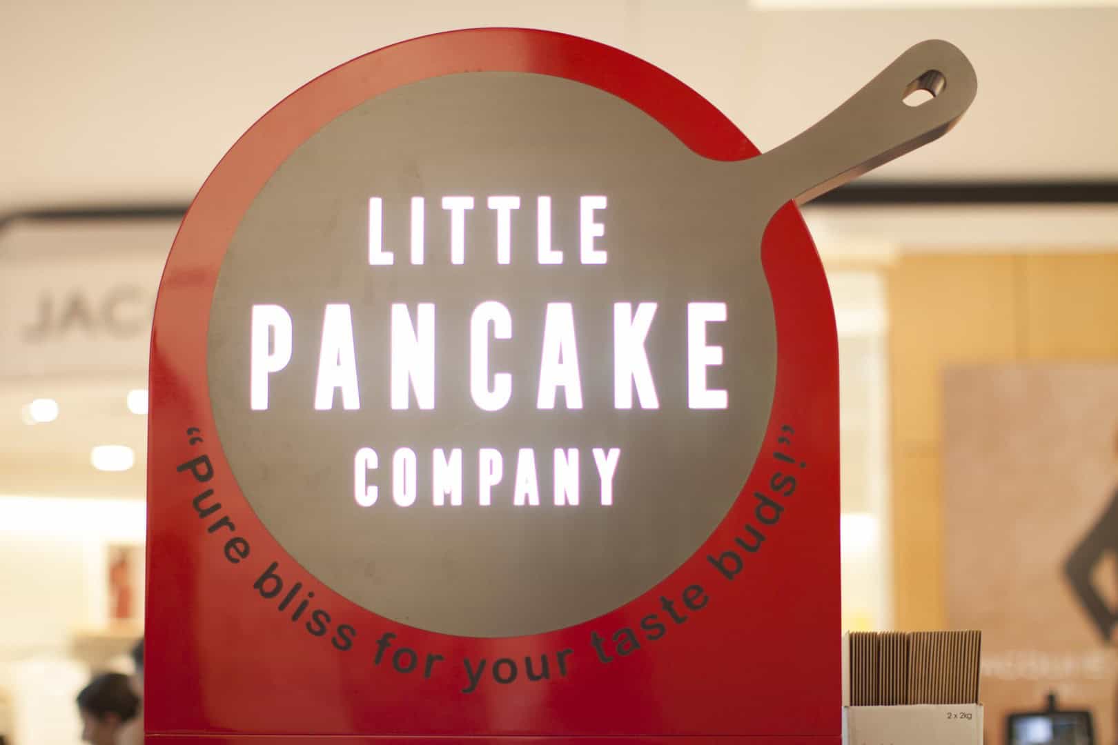 Little Pancake name board