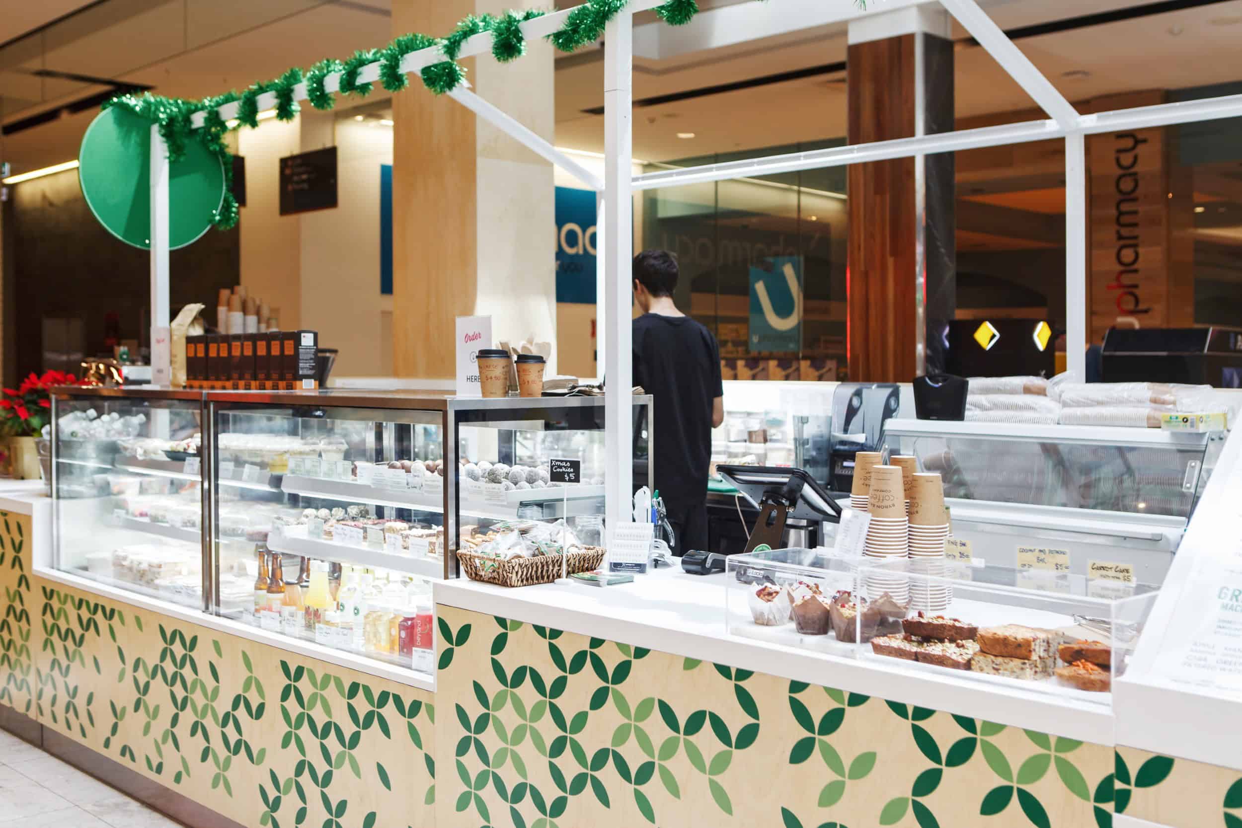 Organic Real Food kiosk design and build