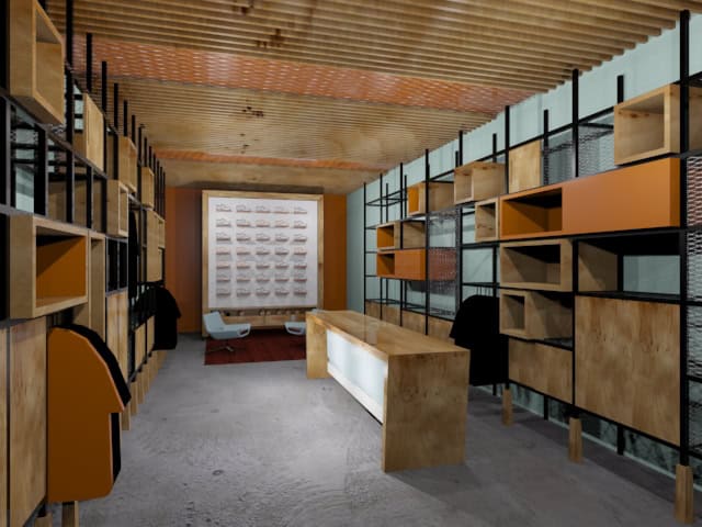 Wooden storage boxes