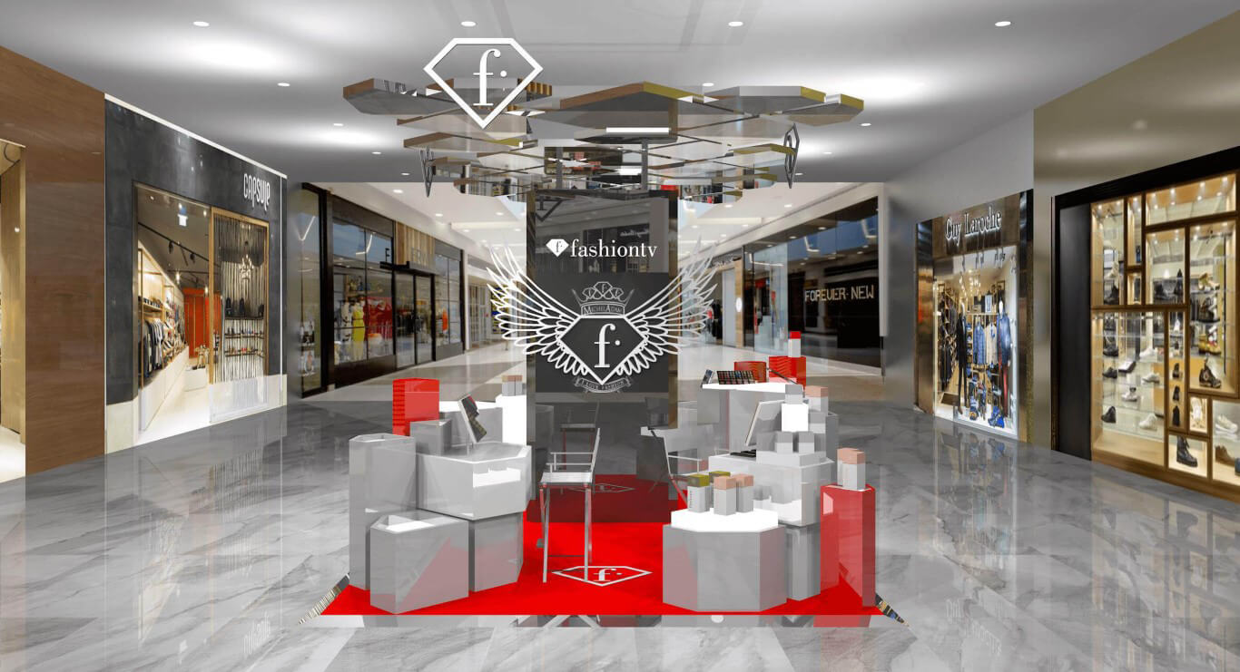 fashiontv kiosk design.