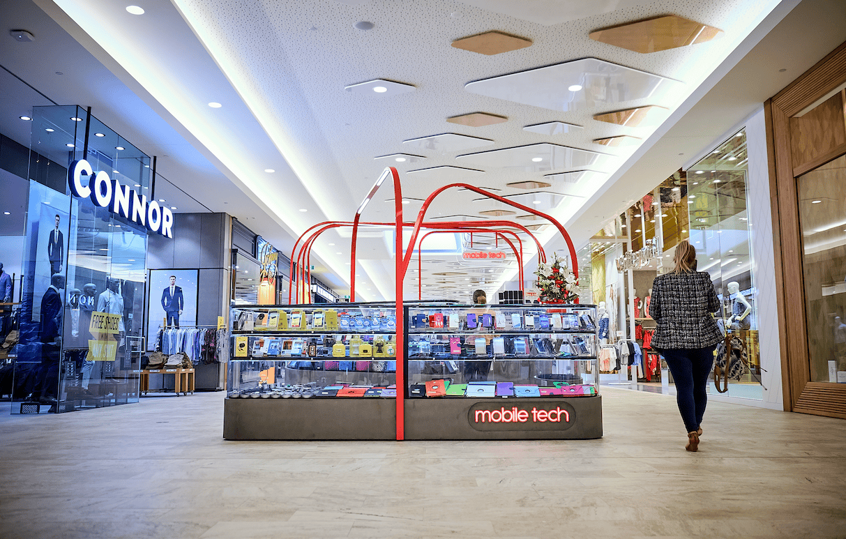 mobile phone kiosk design and kiosk manufacture