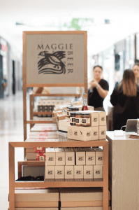 Maggie beer product jars