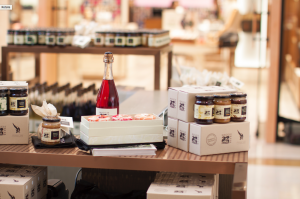 Maggie beer Jars, bottles boxes