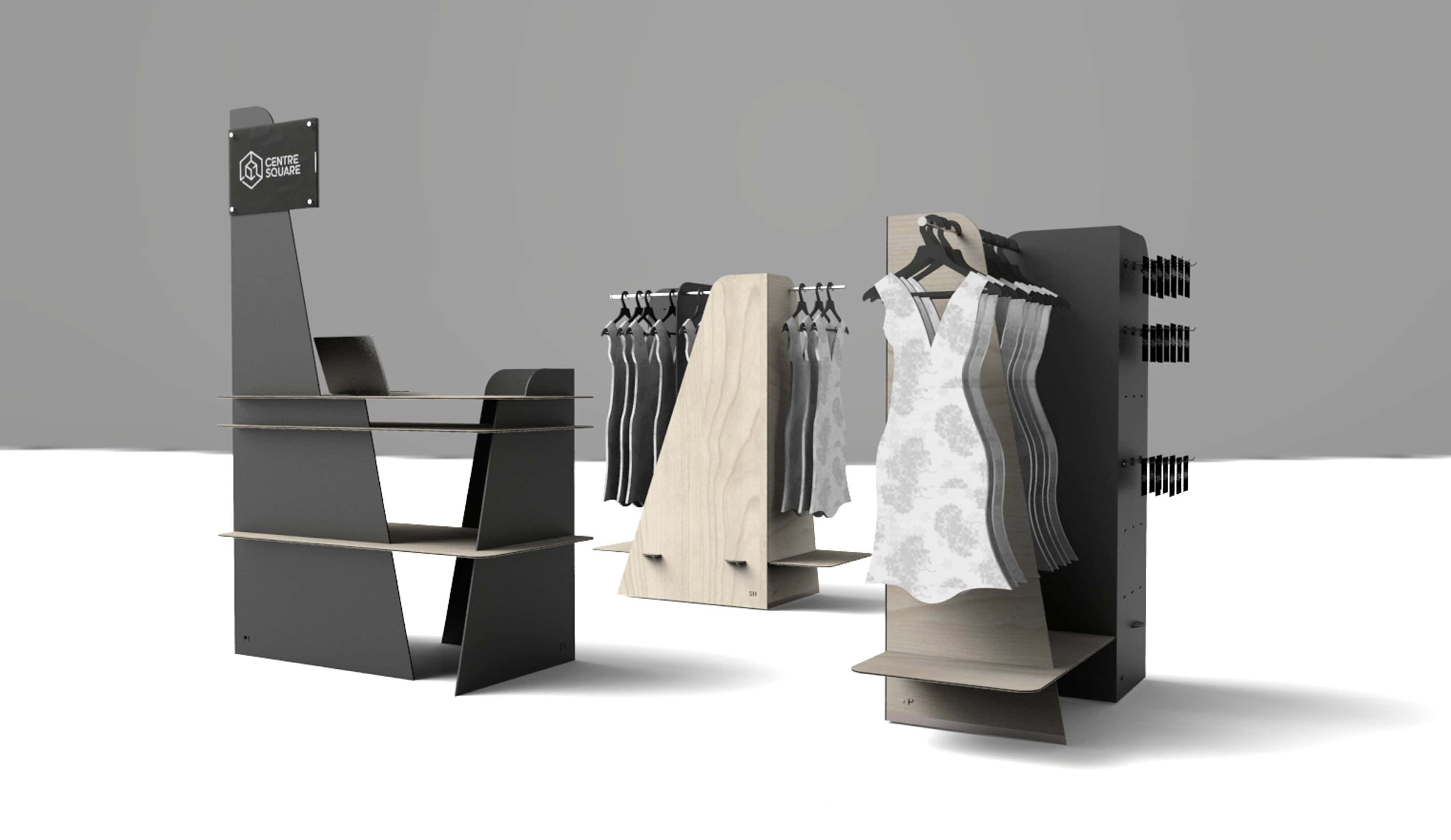 XPO3 collapsible kiosk pop up design and build for all retailers